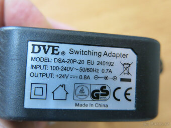 prodám napájecí zdroj AC/DC různí výrobci 24V 800mA Mikrotik - 7