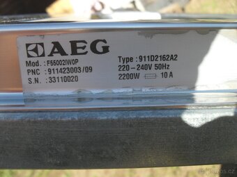 VESTAVNÁ MYČKA AEG,BÍLÝ PANEL,LCD,IKONY,tř.A.,XXL - 7