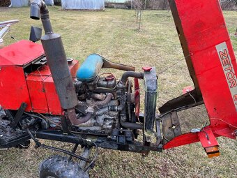 Malotraktor domácí výroby motor Škoda 1203 - 7