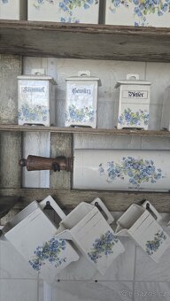 Keramické kořenky s motivem pomněnek - 7