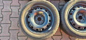 Plechové disky Škoda Fabia 2 5x100 6x15 ET43 195/55r15 letní - 7
