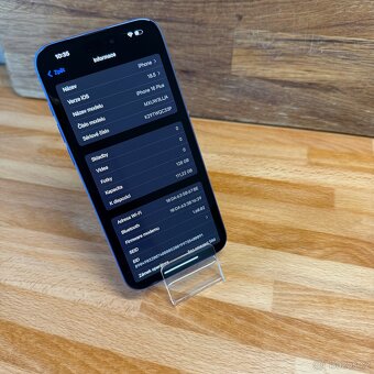 iPhone 16 Plus 128GB,modrý, 100% baterie, eSIM (rok záruka) - 7