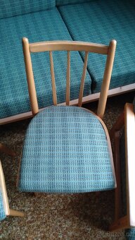 Retro sedací souprava Jitona 60. léta - gauč, křesla, židle - 7