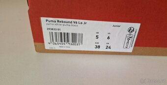 Puma Rebound černobílé tenisky 38 - 7