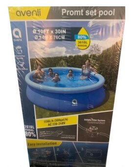 Bazén rozpěrný s čerpadlem kulatý 17793 Avenli 300x 300 cm - 7
