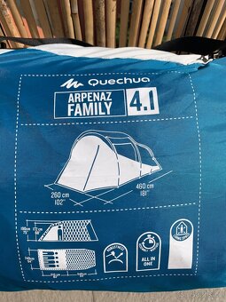 Prutový stan Arpenaz 4.1 F&B | 4 osoby | 1 ložnice - 7