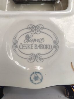 Hodiny Royal Dux, porcelán, starožitné, funkční, pošta 79.- - 7