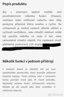 Ochlazovač vzduchu Sencor - 7