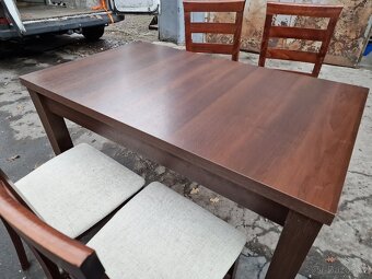 4x jídelní set+4x Židle 70x120 výška 77 cm - 7