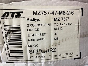 5x112 R17 7,5J ET47 ATS Mizar - 7
