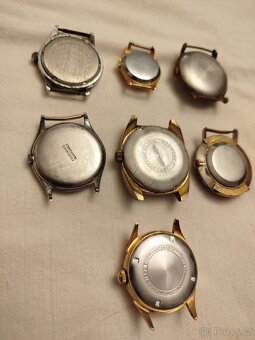 7 ks staré mechanické náramkové hodinky - 7