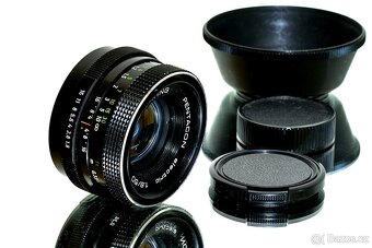 4x Pentacon M42 3,5/30, 1,8/50, 2,8/135, 4/200 TOP STAV - 7