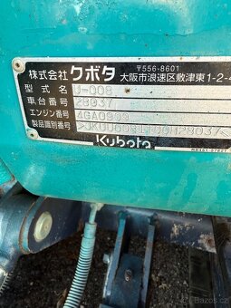 Pásové rypadlo Kubota U-008 Bagr Nádherný Top - 7