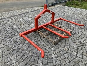 Nosič na 2 kulaté balíky/vidle na balíky/sklopný - 7