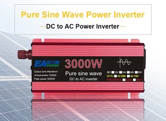 Měnič do auta 3000W - 7