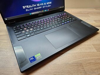 18" MSI STEALTH 18 HX_U9-275HX_32GB_2TB_RTX 5070 Ti 12GB - 7
