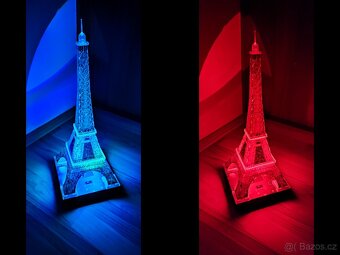 3D Puzzle Eiffelova věž - led osvětlení, 216 dílků - 7