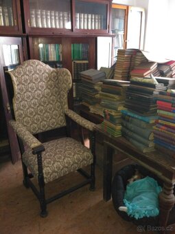 Křeslo zámecké starožitné - 7