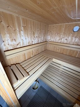 Finská sauna Klafs 198x198x198cm - 7