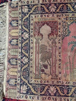 Hedvábný Gobelín , koberec na zeď - 7