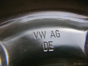 Plechové disky kola  - originál Škoda VW 5x100 6Jx15 ET38 - 7