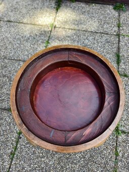 Starožitný taburet /stolek masiv - 7