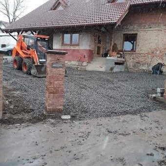 Výkopové práce-pokládka dlažby-kanalizace - 7