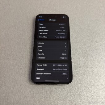 iPhone 12 mini 64GB černý, 12 měsíců záruka - 7