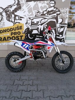Pitbike Shark 125ccm 17x14 červená - 7