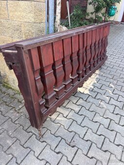 Prodám dřevěné  zábradlí 2 ks - 7