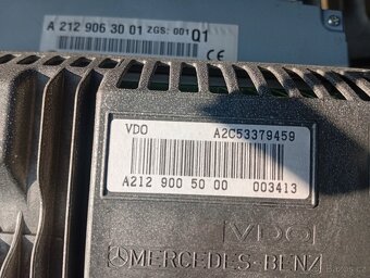 MERCEDES BENZ E W212, COUPE C207 RÁDIO A DISPLEY ORIG. - 7