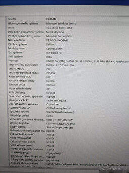 Prodám Dell OptiPlex 5040 - připraven k používání - 7