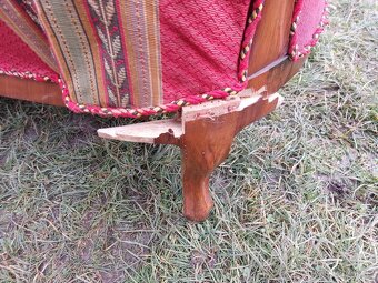 Starožitná pohovka sofa - na renovaci - 7