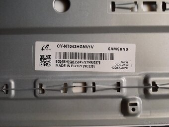 Samsung UE43TU8502 na součástky - Modul / základní deska - 7
