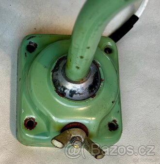 Retro průmyslová dílenská stolní lampa - 7