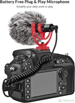 Mikrofon YOTTO pro DSLR, videokamery a telefony - 7