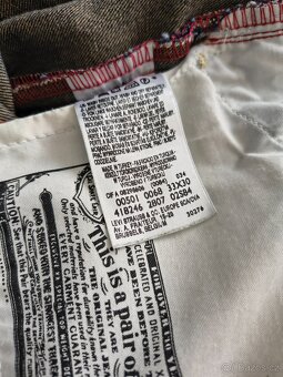 Pánské džíny - LEVIS® 501, vel. 33 x 30 - 7