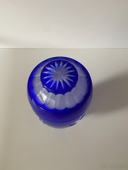 dóza skleněná dóza přejímaný křišťál urna sklo - 7