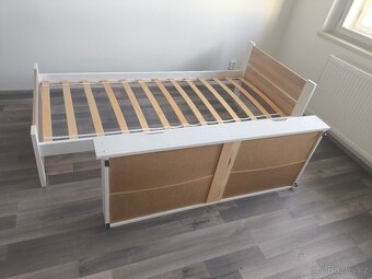 Postel 90x200 s úložným boxem pod postel - 7