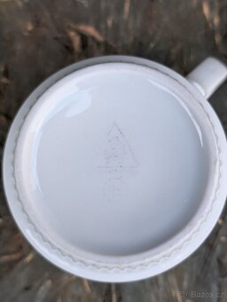 Retro porcelánový hrnek, Czechoslovakia. - 7