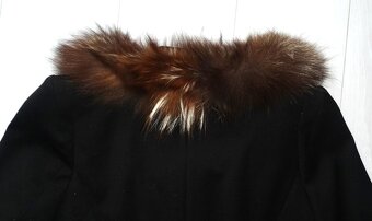 Kvalitní černý kabát/paleto, vel. L zn. 1-2-3 - 7