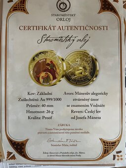 Staroměstský orloj- investiční medaile - 7