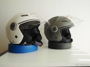 Helma na moto G10 bílá perleťová - 7