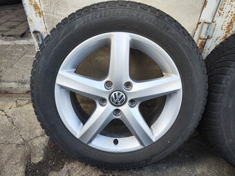16"zimní alu sada Aspen 5x112 origo Golf 7 6 Caddy Touran - 7