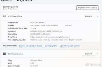 🖥️Herní PC RYZEN 7 5800X,RTX 3070,32 GB RAM,1 TB SSD - 7