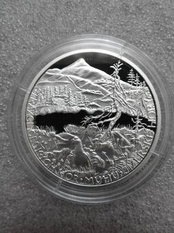 Sada 5 ks stříbrných medailí Strážci českých hor. - 7