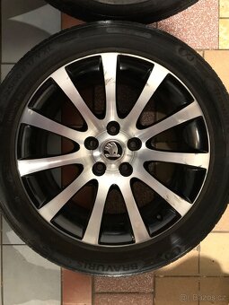 Alu kola Škoda R17 5X112 LETNÍ PNEU 225/50 R17 ANNAPURNA - 7