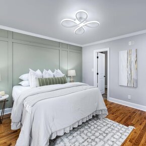 Moderní stropní LED svítidlo - bílé - 7