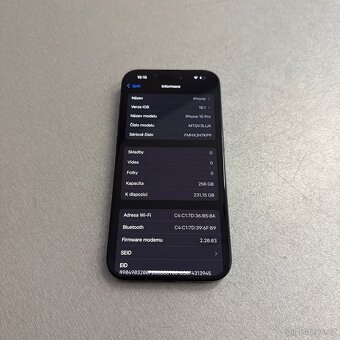 iPhone 15 Pro 256GB blue titan, pěkný stav, 12 měsíců záruka - 7