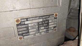 Kompresor ORLÍK JSK 75-3 – 250 litrů - 7